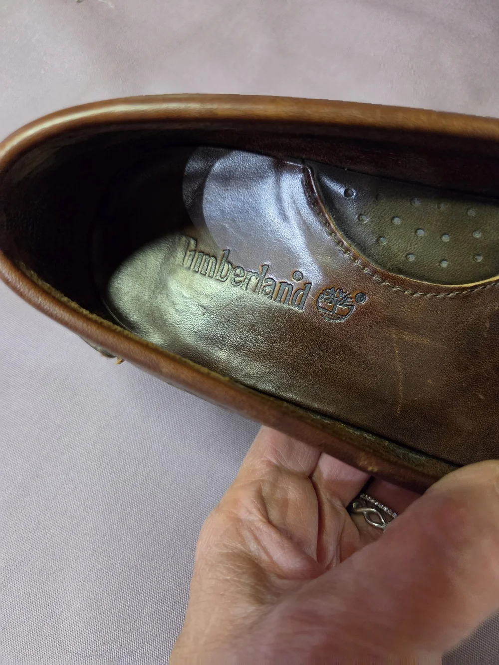 Timberland Mens Sz 8 Moccasin Toe Casual Loafers